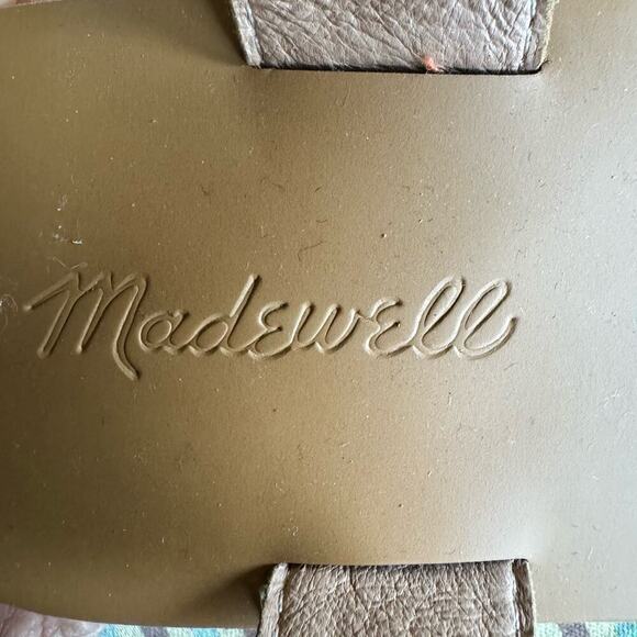Madewell The Maggie Sandal inColorblock Beige Women’s Size 7.5 - Picture 9 of 10